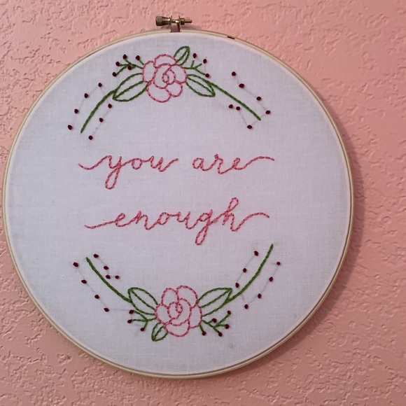 Hand-stitched embroidery art - Picture 2 of 3